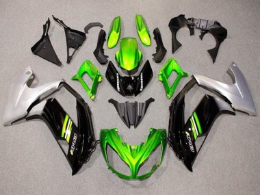 Compra Carenados Moto Kawasaki Ninja ER6F 2012-2014 - Verde Negro Plata