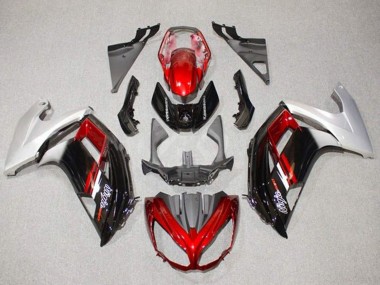 Compra Carenados Moto Kawasaki Ninja 650 EX650 2012-2016 - Plata Rojo Negro Brillante