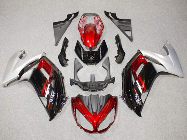 Compra Carenados Moto Kawasaki Ninja 650 EX650 2012-2016 - Plata Rojo Negro Brillante