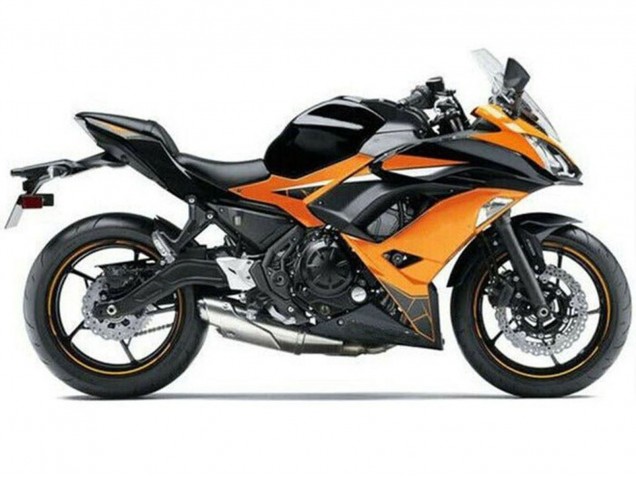 Compra Carenados Moto Kawasaki Ninja 650 EX650 2017-2019 - Naranja Negro