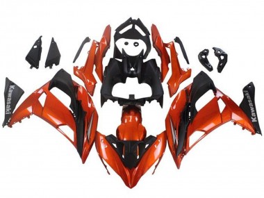 Compra Carenados Moto Kawasaki Ninja 650 EX650 2017-2019 - Naranja Negro Mate