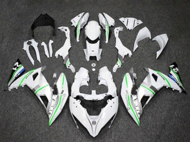 Compra Carenados Moto Kawasaki Ninja 650 EX650 2017-2019 - Blanco Plata Verde Azul