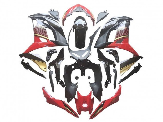 Compra Carenados Moto Kawasaki Ninja 650 EX650 2017-2019 - Rojo Negro Oro
