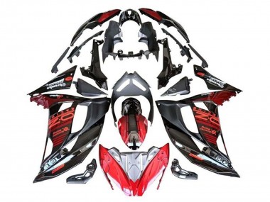 Compra Carenados Moto Kawasaki Ninja 650 EX650 2017-2019 - Rojo Negro Plata