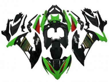 Compra Carenados Moto Kawasaki Ninja 650 EX650 2017-2019 - Verde Negro Rojo Oro Honeycomb