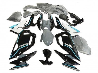 Compra Carenados Moto Kawasaki Ninja 650 EX650 2020-2024 - Blanco Azul Negro Brillante