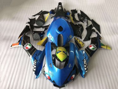 Compra Carenado Moto Yamaha YZF R1 2015-2019 - Azul Amarillo Tiburón