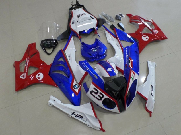 Compra Carenados Moto BMW S1000RR 2009-2014 - Blanco Rojo Azul HP