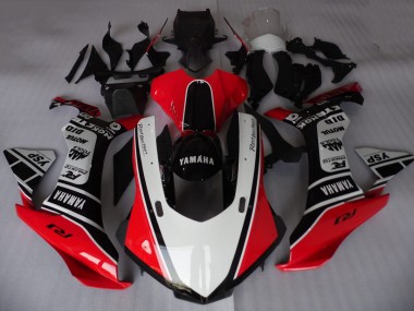 Compra Carenados Moto Yamaha YZF R1 2015-2019 - Blanco Rojo Negro Motul YSP
