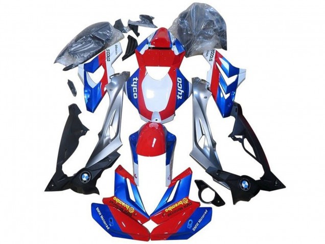 Compra Carenados Moto BMW S1000RR 2015-2016 - Plata Rojo Azul Negro