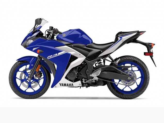 Compra Carenados Moto Yamaha YZF R3 2015-2018 - Azul Blanco