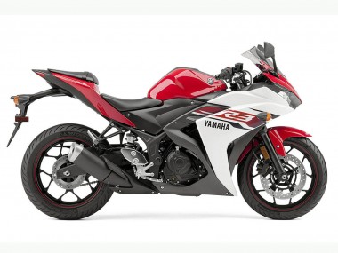 Compra Carenado Moto Yamaha YZF R3 2015-2018 - Blanco Rojo Negro