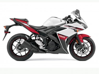 Compra Carenados Moto Yamaha YZF R3 2015-2018 - Blanco Rojo Negro