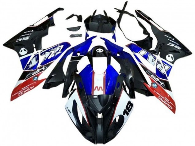 Compra Carenados Moto BMW S1000RR 2017-2018 - Blanco Azul Rojo Negro Mate