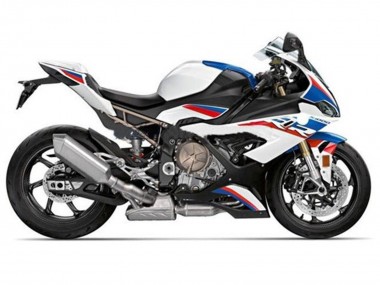 Compra Carenados Moto BMW S1000RR 2019-2022 - Blanco Azul Rojo Raya