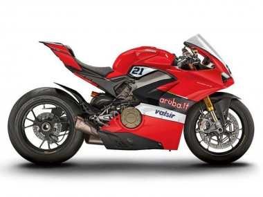 Compra Carenados Moto Ducati Panigale V4 V4S 2018-2019 - Rojo Negro Blanco Valsir