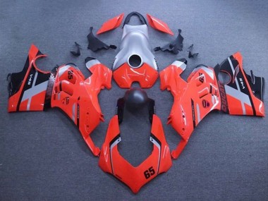 Compra Carenados Moto Ducati Panigale V4 V4S 2020-2021 - Plata Rojo Negro Mate Raya 65