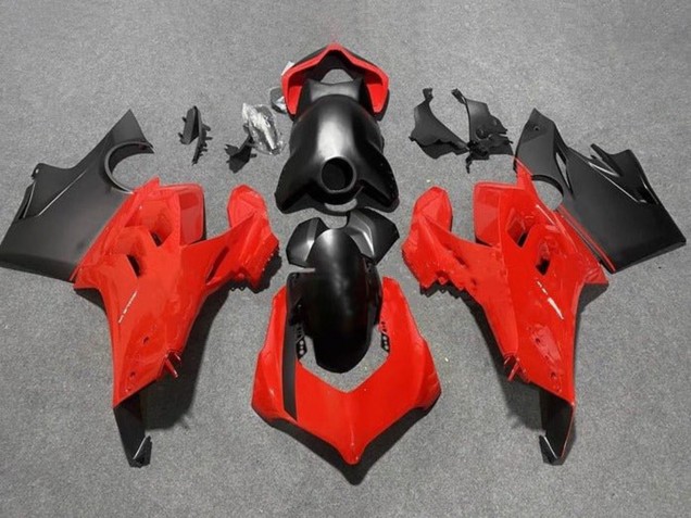 Compra Carenados Moto Ducati Panigale V4 V4S 2020-2021 - Rojo Negro Mate
