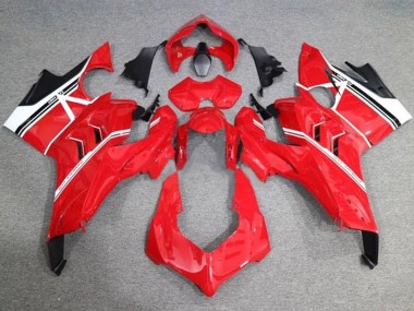 Compra Carenados Moto Ducati Panigale V4 V4S 2020-2021 - Blanco Rojo Negro Brillante Raya
