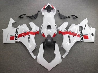 Compra Carenados Moto Ducati Panigale V4 V4S 2020-2021 - Blanco Rojo Raya