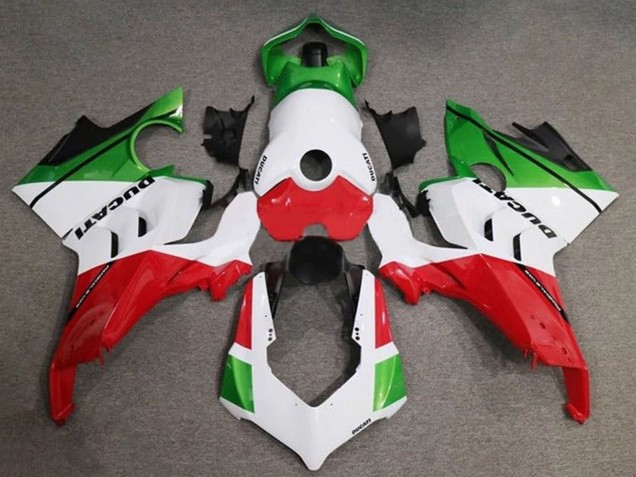 Compra Carenados Moto Ducati Panigale V4 V4S 2020-2021 - Blanco Rojo Verde Negro