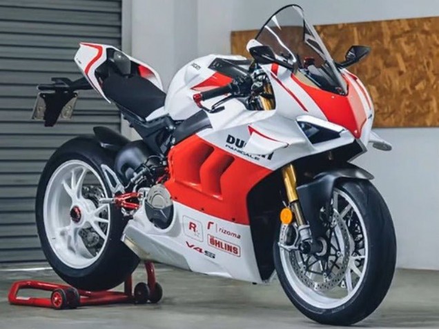 Compra Carenados Moto Ducati Panigale V4 V4S 2020-2021 - Blanco Rojo