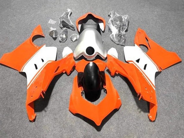 Compra Carenados Moto Ducati Panigale V4 V4S 2020-2021 - Blanco Plata Naranja