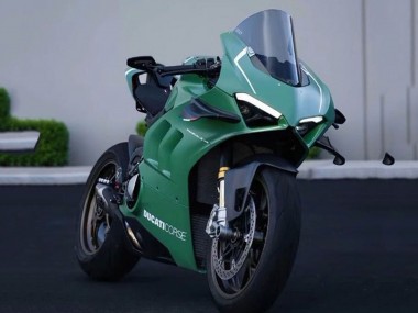 Compra Carenados Moto Ducati Panigale V4 V4S 2020-2021 - Verde Mate Blanco