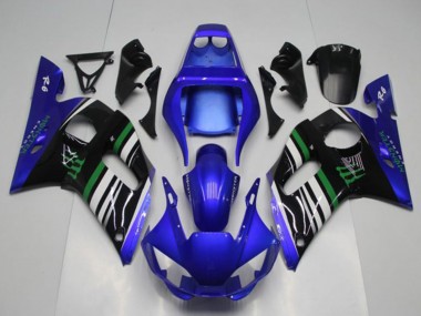 Compra Carenados Moto Yamaha YZF R6 1998-2002 - Azul Blanco Verde Negro Monstruo