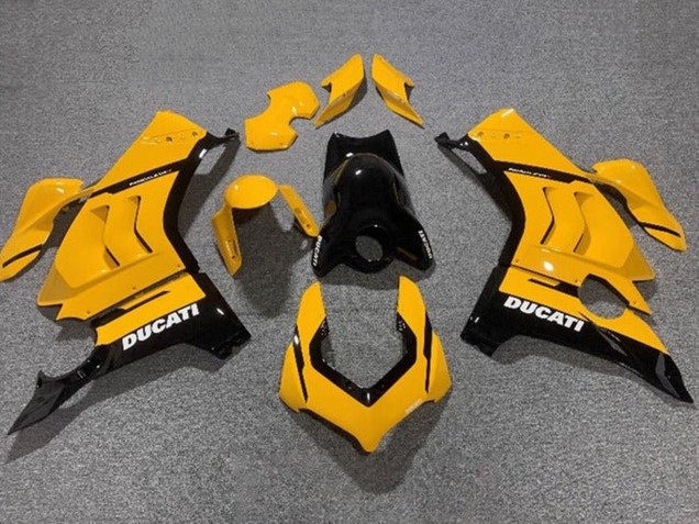 Compra Carenados Moto Ducati Panigale V4 V4S 2020-2021 - Amarillo Negro Brillante