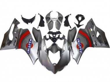 Compra Carenados Moto Ducati Panigale 1199 2011-2014 - Plata Rojo Azul Martini
