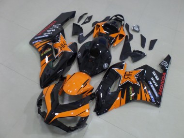 Compra Carenados Moto Honda CBR1000RR 2004-2005 - Naranja Negro Brillante Rockstar