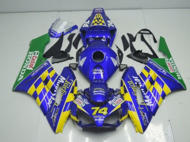 Compra Carenados Moto Honda CBR1000RR 2004-2005 - Azul Amarillo Verde MoviStar