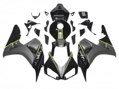 Compra Carenados Moto Honda CBR1000RR 2006-2007 - Gris Negro Brillante Amarillo Raya