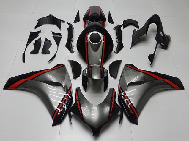 Compra Carenados Moto Honda CBR1000RR 2008-2011 - Gris Rojo Negro Brillante Raya