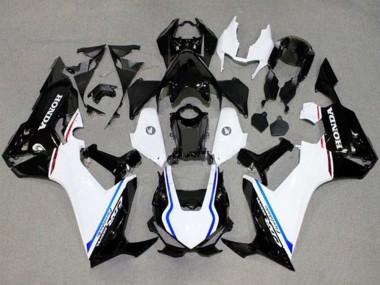 Compra Carenados Moto Honda CBR1000RR 2017-2023 - Blanco Azul Negro Brillante Raya