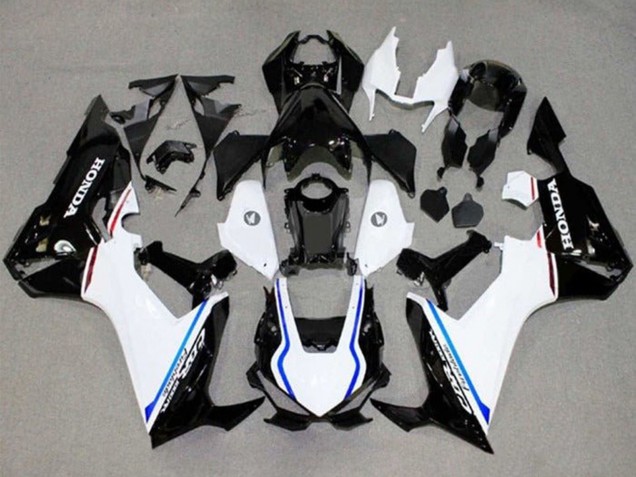 Compra Carenados Moto Honda CBR1000RR 2017-2023 - Blanco Azul Negro Brillante Raya