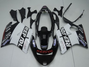 Compra Carenados Moto Honda CBR1100XX Blackbird 1996-2007 - Negro Brillante Blanco Rojo Repsol