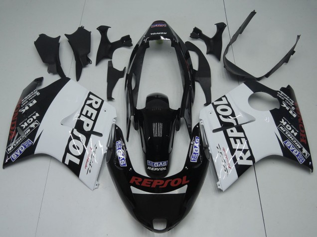 Compra Carenados Moto Honda CBR1100XX Blackbird 1996-2007 - Negro Brillante Blanco Rojo Repsol