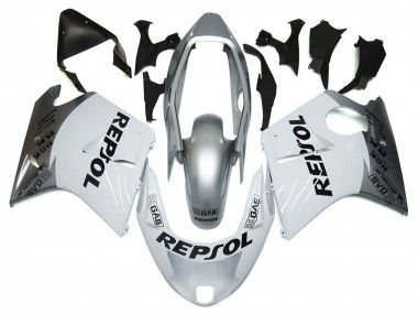 Compra Carenados Moto Honda CBR1100XX Blackbird 1996-2007 - Plata Blanco Gris Negro Repsol