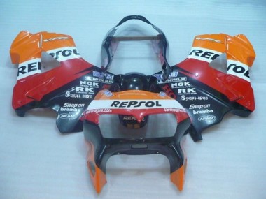 Compra Carenados Moto Honda VFR 800 1998-2001 - Naranja Blanco Rojo Negro Repsol