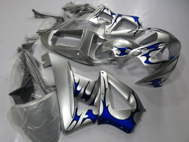 Compra Carenados Moto Honda CBR900RR 929 2000-2001 - Plata Azul Tribal