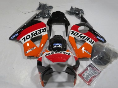 Compra Carenados Moto Honda CBR900RR 954 2002-2003 - Naranja Blanco Rojo Negro Brillante Repsol