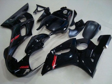 Compra Carenados Moto Yamaha YZF R6 1998-2002 - Negro Brillante Rojo Calcomanía