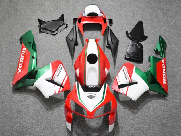 Compra Carenados Moto Honda CBR600RR 2005-2006 - Rojo Mate Blanco Verde