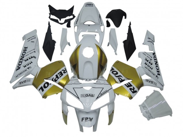 Compra Carenados Moto Honda CBR600RR 2005-2006 - Blanco Oro Repsol