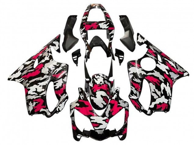 Compra Carenados Moto Honda CBR600 F4i 2001-2003 - Negro Rojo Gris Camouflage