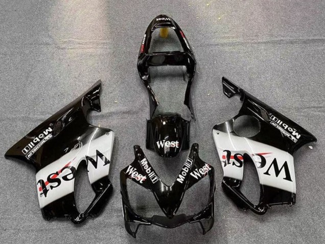 Compra Carenados Moto Honda CBR600 F4i 2001-2003 - Negro Brillante Blanco West