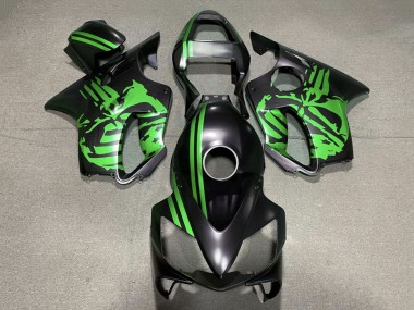 Compra Carenados Moto Honda CBR600 F4i 2001-2003 - Verde Negro Mate Cráneo