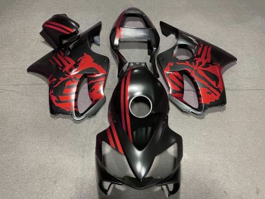 Compra Carenados Moto Honda CBR600 F4i 2001-2003 - Rojo Negro Mate Cráneo